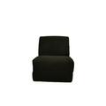 Fun Furnishings Teen Chair Black Micro Suede 50236